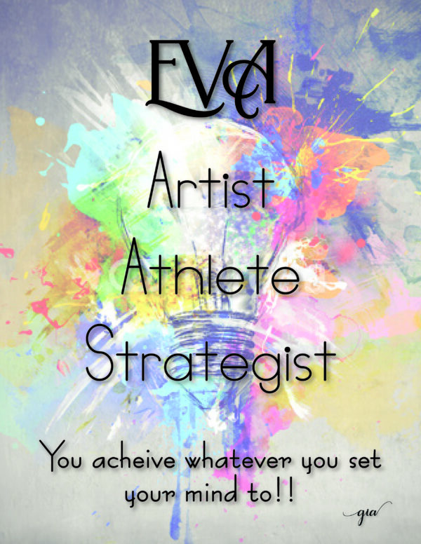 A colorful picture of an artist, athlete and strategist.