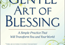 A book cover with the title of the gentle art of blessing.